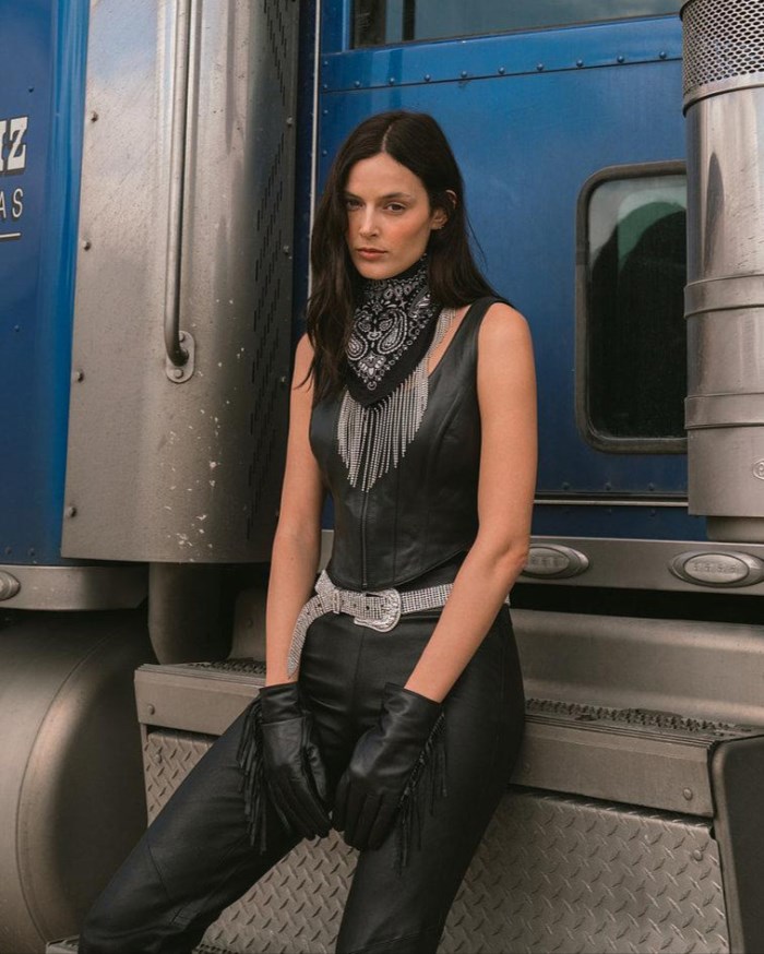 Idyllwind Women's Jasper Leather Bustier | Black