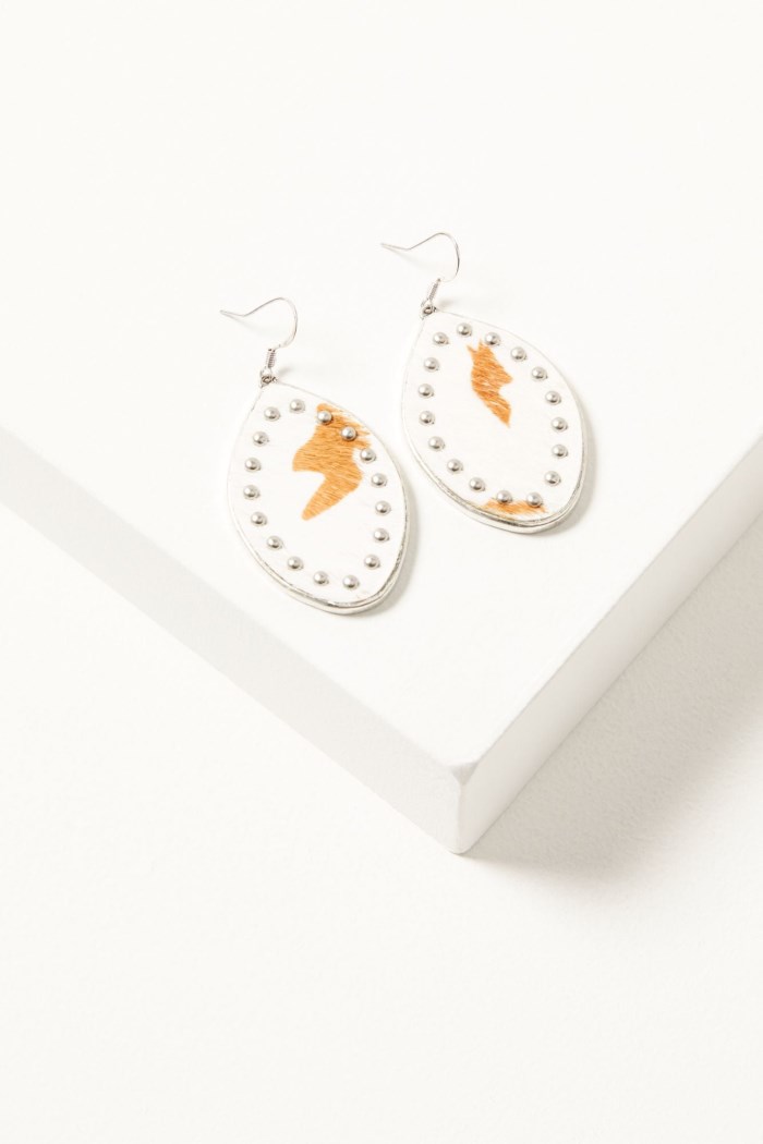 Idyllwind Women's Hyland Hair-On Earrings | Brown