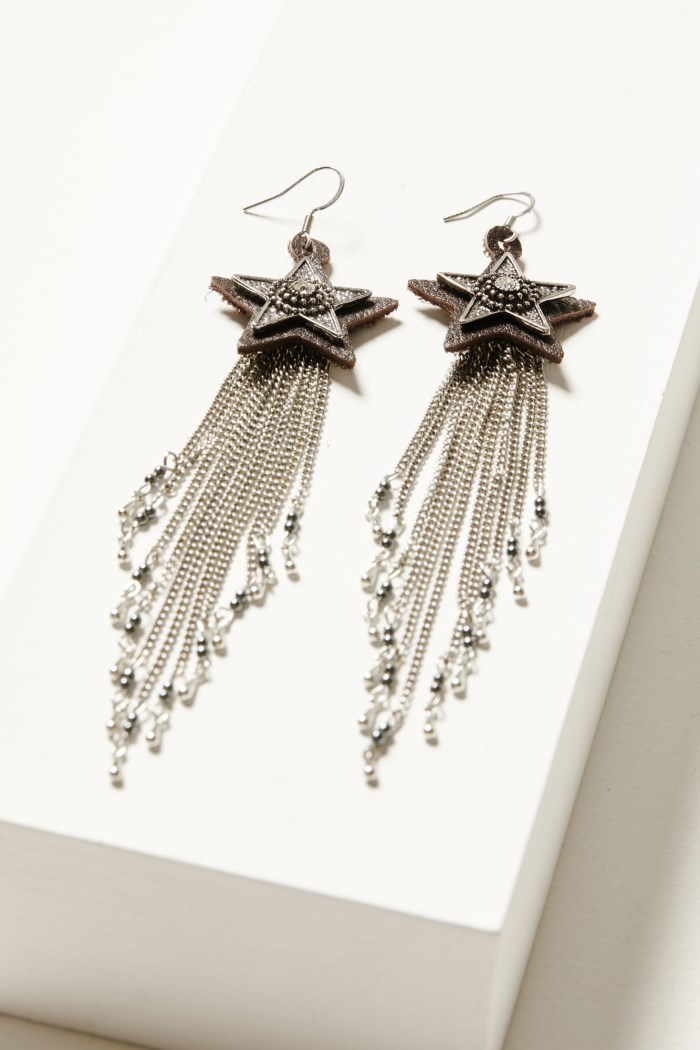 Idyllwind Women's Emerson Star Fringe Earrings | Silver