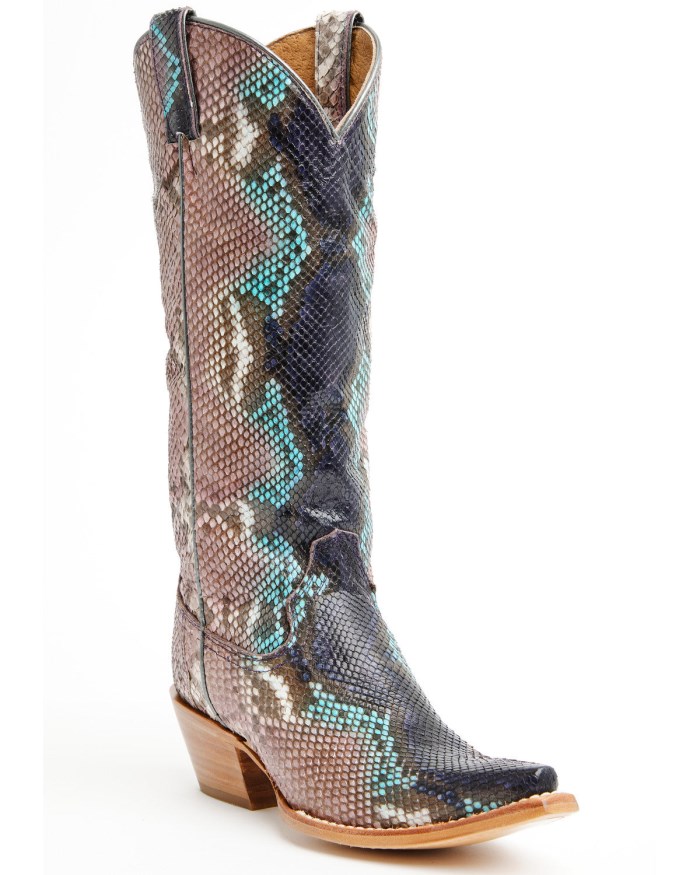 Idyllwind Women's Slay Exotic Python Western Boots - Snip Toe | Purple