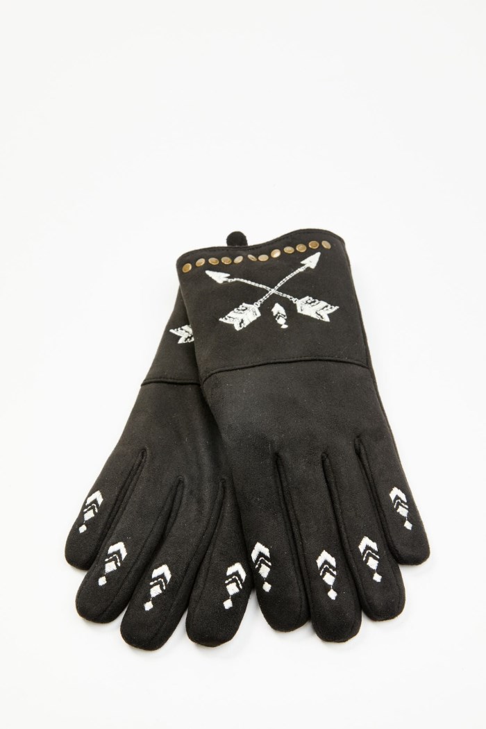 Idyllwind Women's Haley Cross Arrow Gloves | Black