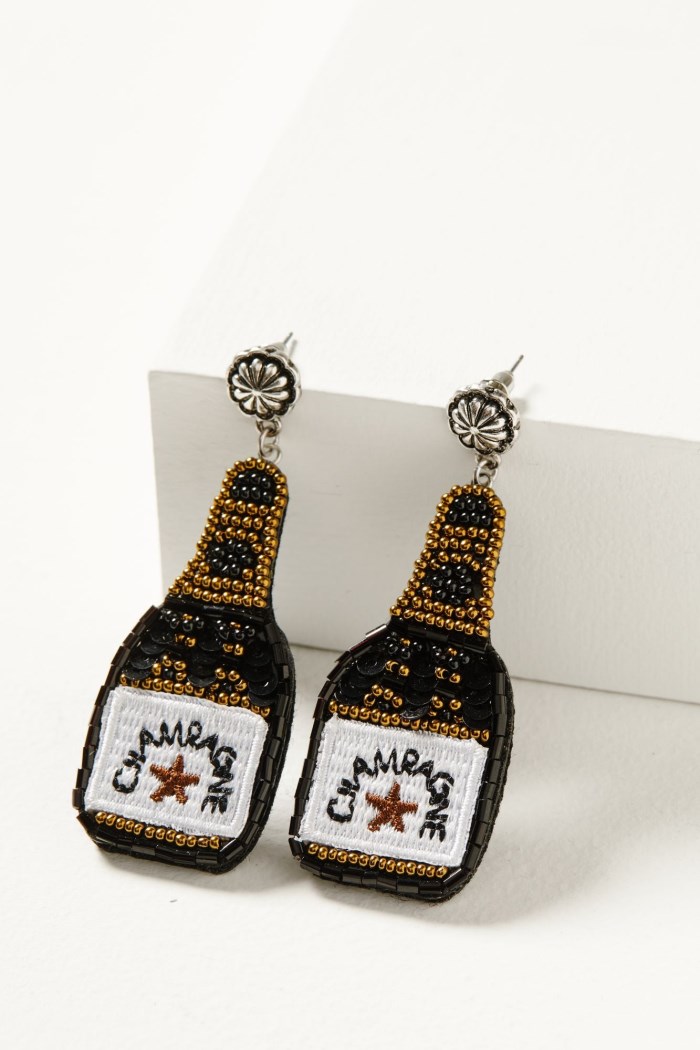 Idyllwind Women's Laramie Champagne Beaded Earrings | Black