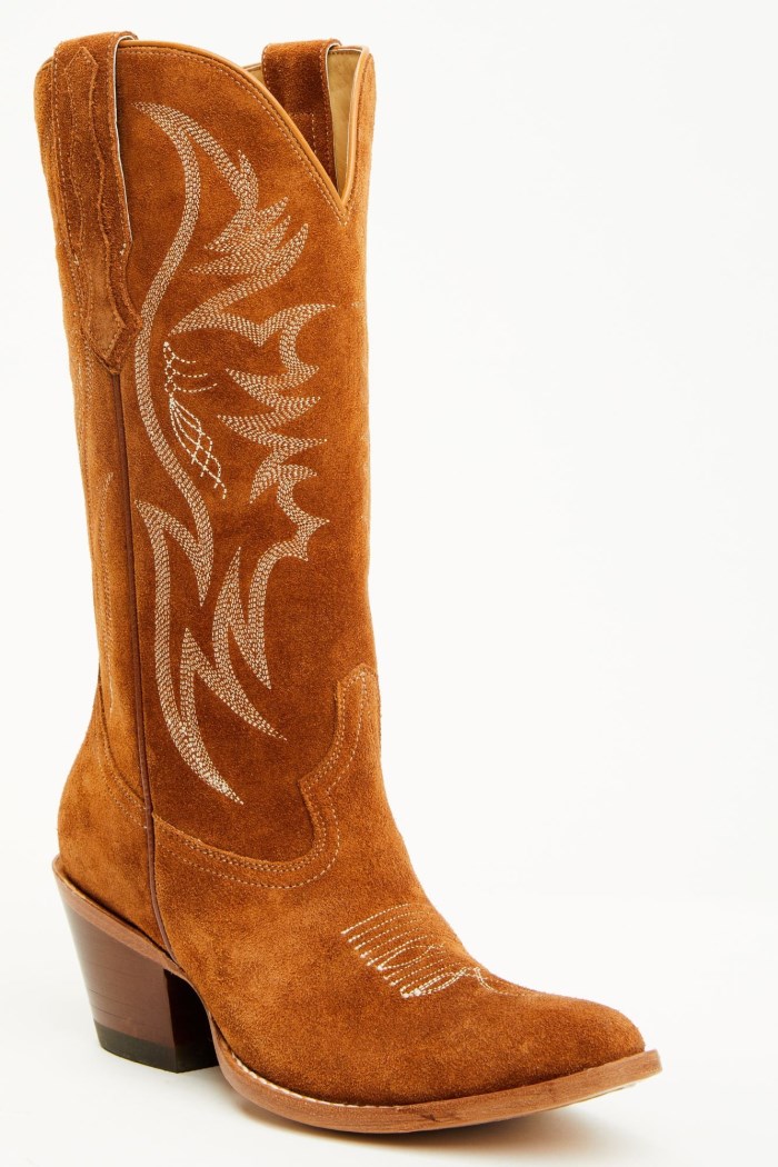 Idyllwind Women's Charmed Life Cognac Suede Western Boots - Round Toe | Cognac