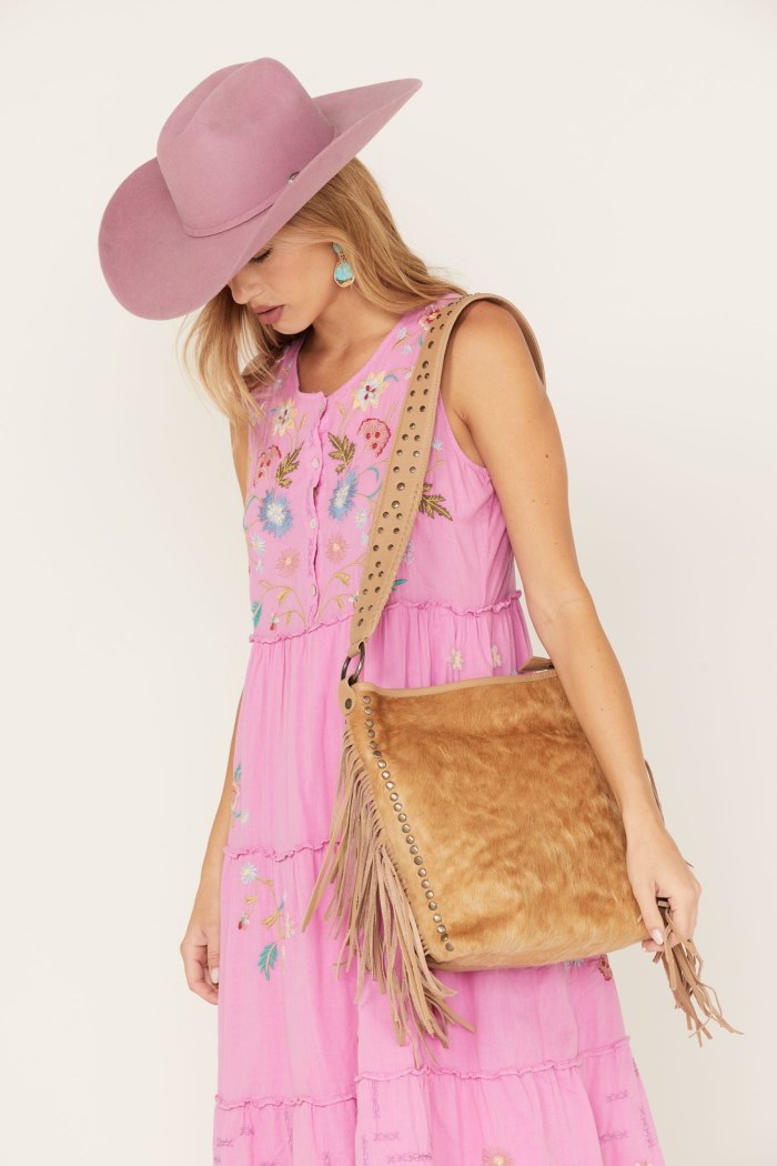 Idyllwind Women's Upland Drive Hair-On Handbag | Natural