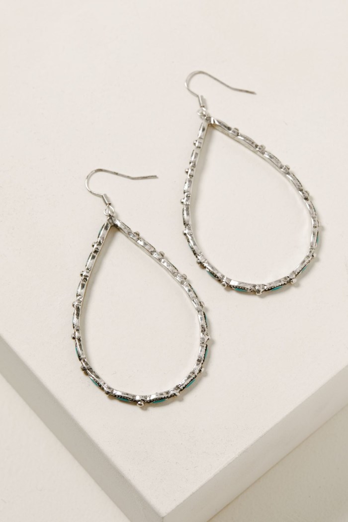 Idyllwind Women's Around We Go Turquoise Earrings | Silver