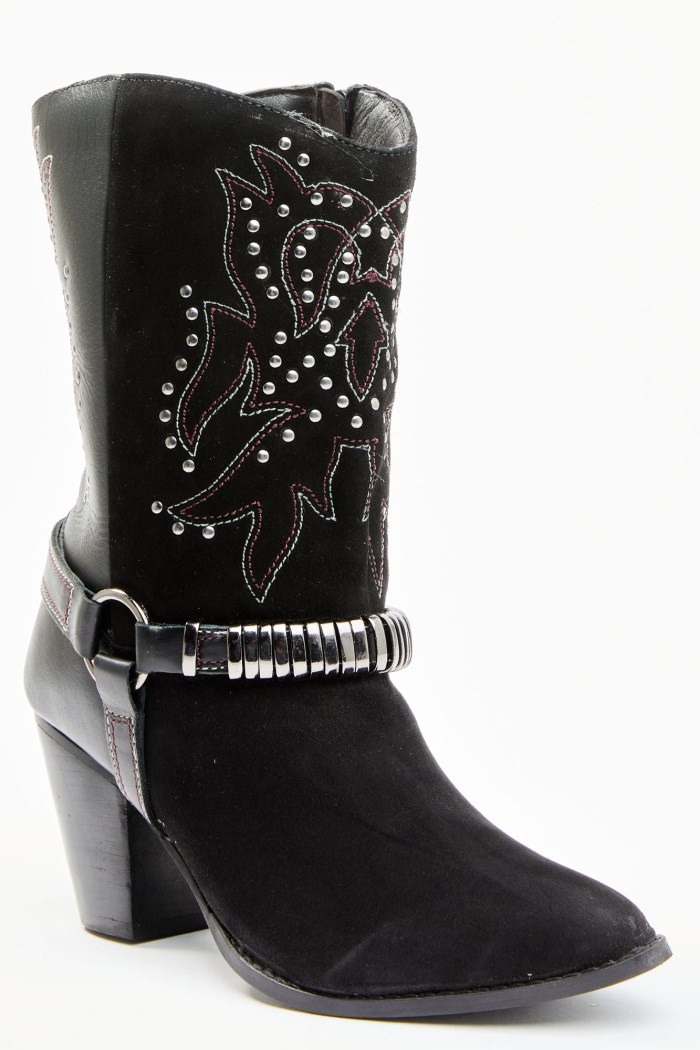 Idyllwind Women's Tough Enough Fashion Booties - Round Toe | Black