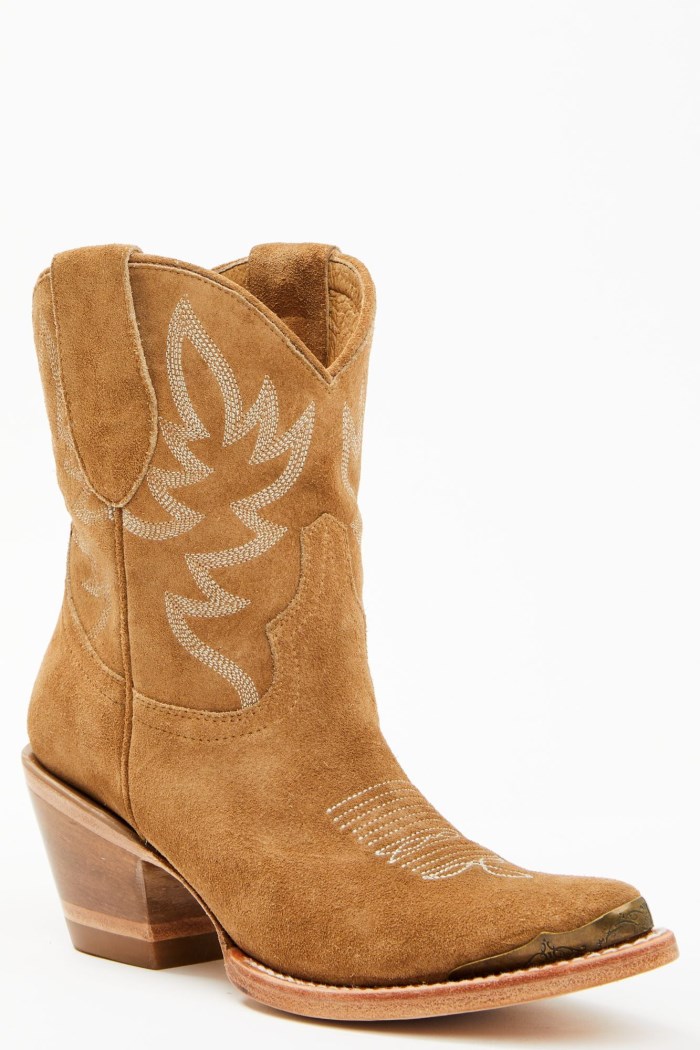 Idyllwind Women's Wheels Sand Suede Western Booties - Round Toe | Tan