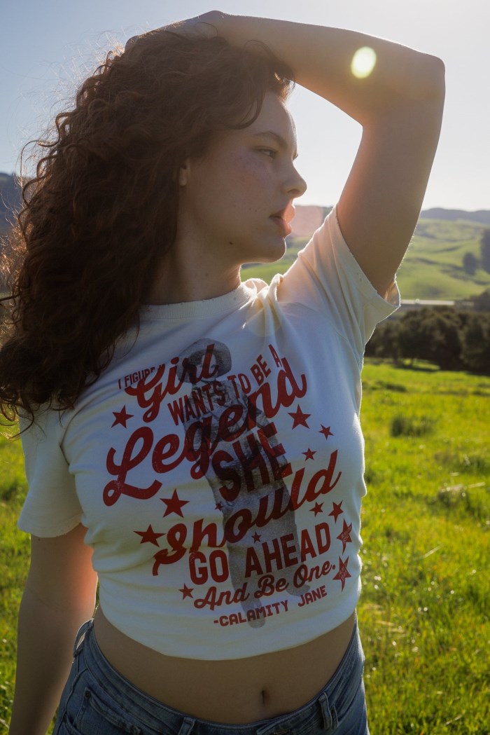 Idyllwind Women's Calamity Jane Short Sleeve Graphic Tee | Ivory