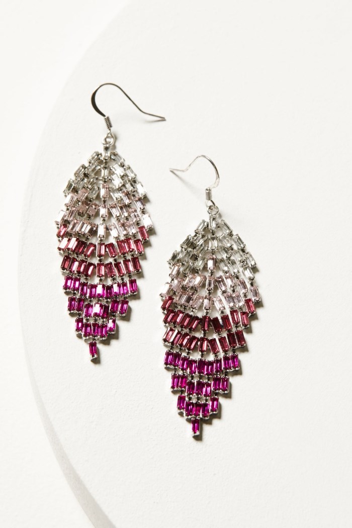 Idyllwind Women's Ombre Cascade Earrings | Fuchsia
