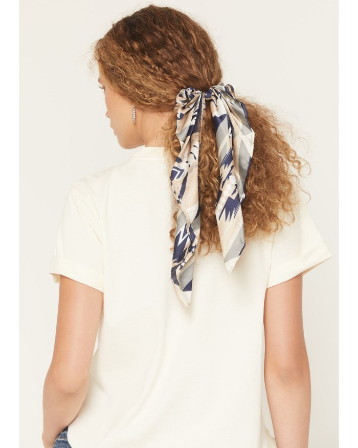 Idyllwind Women's Eugenia Southwest Postcard Hair Scrunchie Set - 2 Piece | Cream