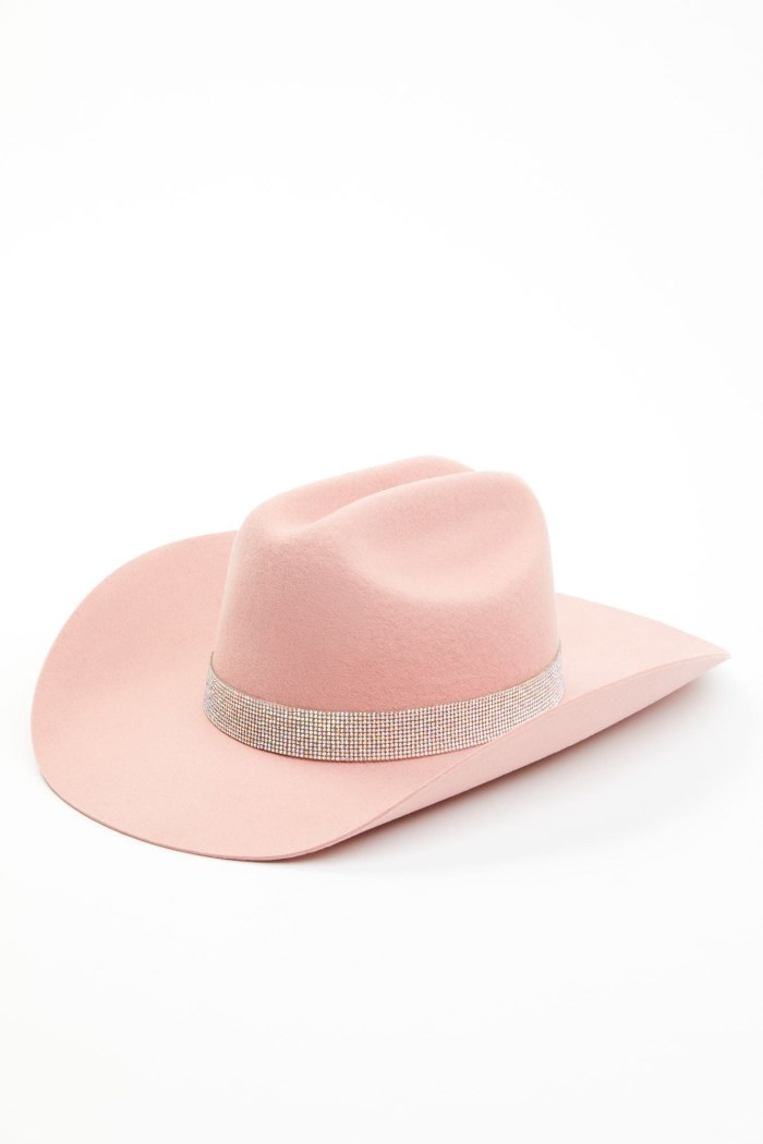 Idyllwind Women's Rosecliff Western Wool & Rhinestone Cowboy Hat | Pink