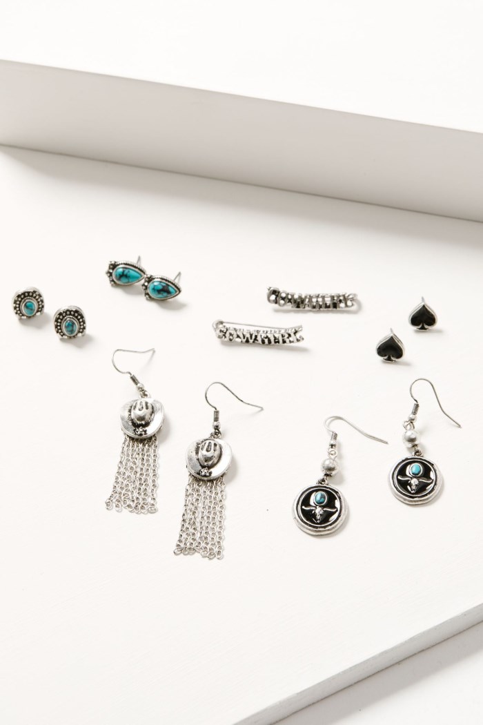 Idyllwind Women's Belinda Earring Set - 6 Piece | Silver