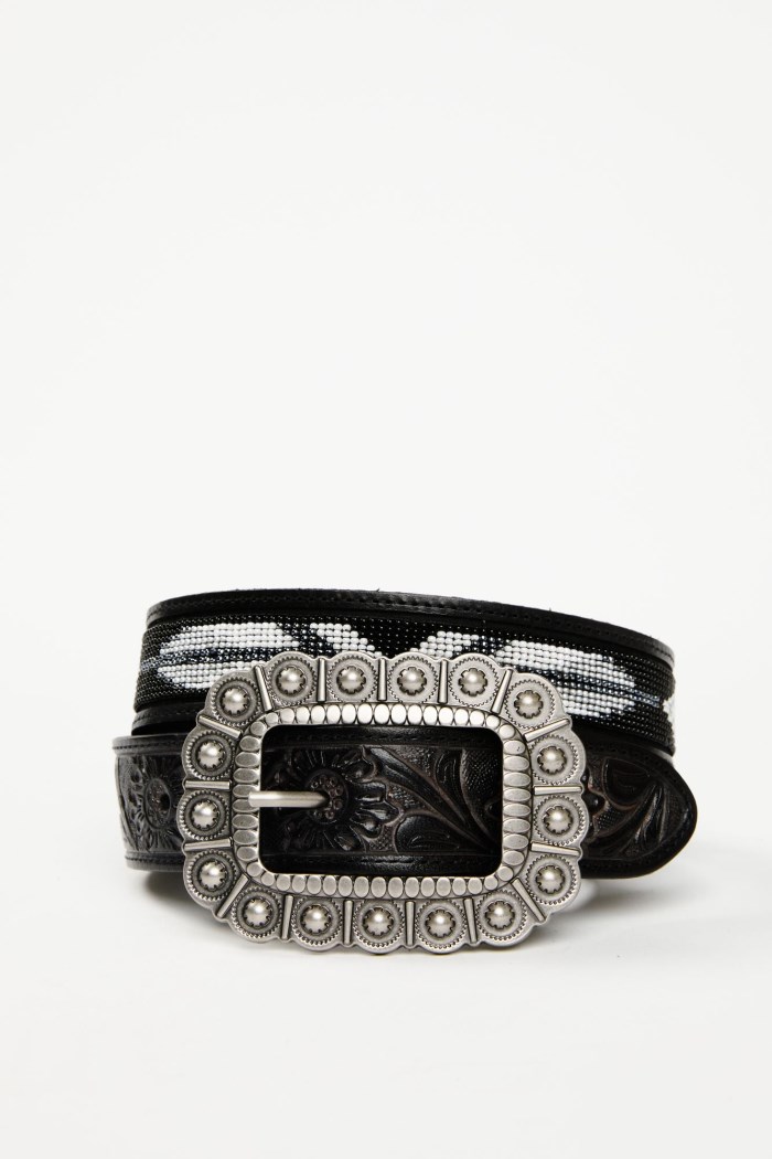 Idyllwind Women's Windriver Seed Bead Western Belt | Black