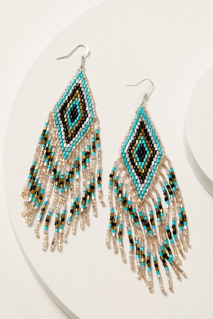 Idyllwind Women's Lola Beaded Fringe Earrings | Silver
