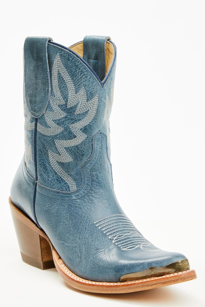 Idyllwind Women's Wheels Navy Western Booties - Round Toe | Navy