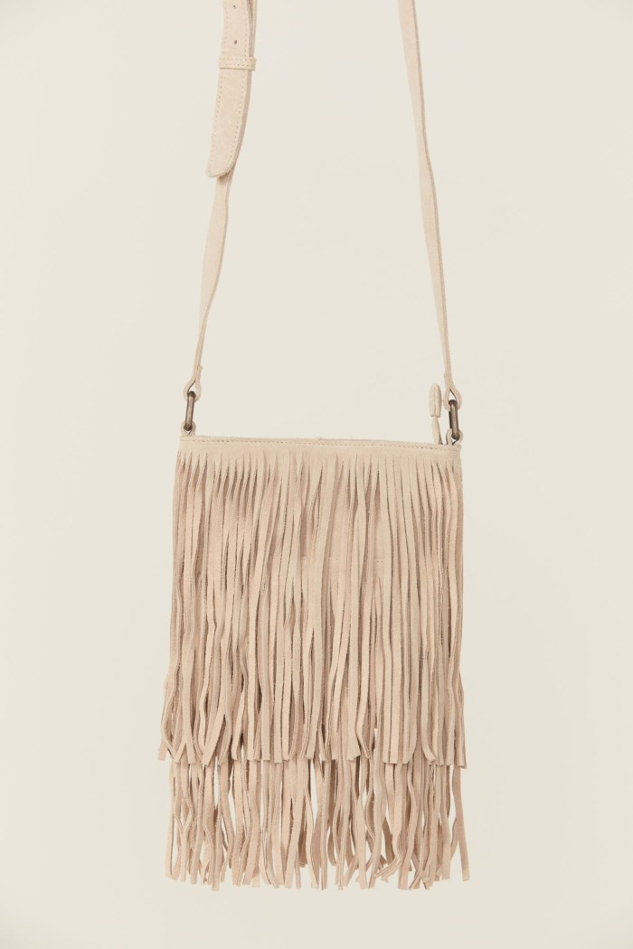 Idyllwind Women's Camarillo Fringe Suede Crossbody Bag | Sand