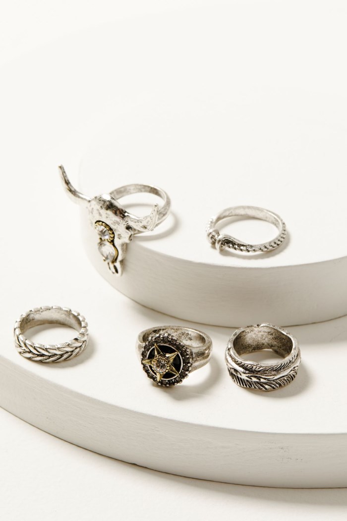 Idyllwind Women's Eastdale Ring Set - 5 Piece | Silver