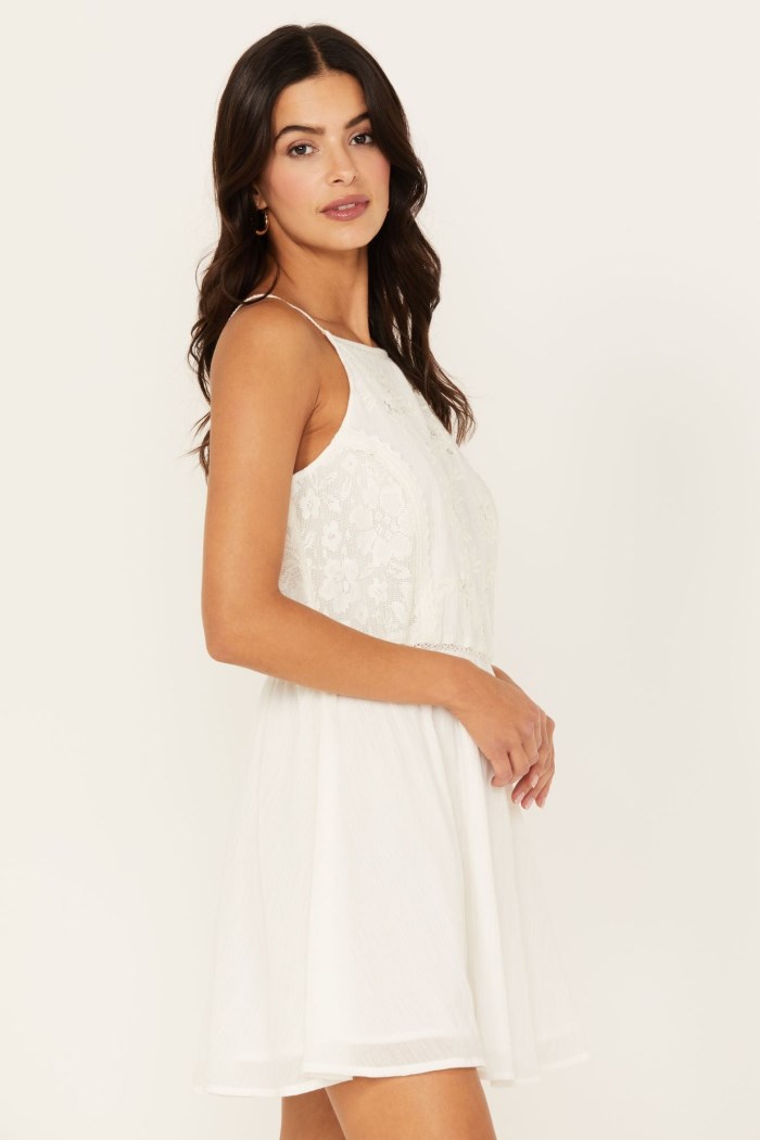 Idyllwind Women's Justyna Embroidered Dress | Ivory