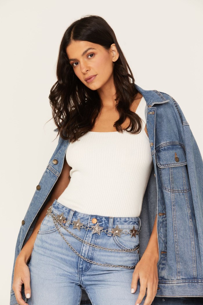 Idyllwind Women's Starliner Drive Silver Chain Belt | Silver