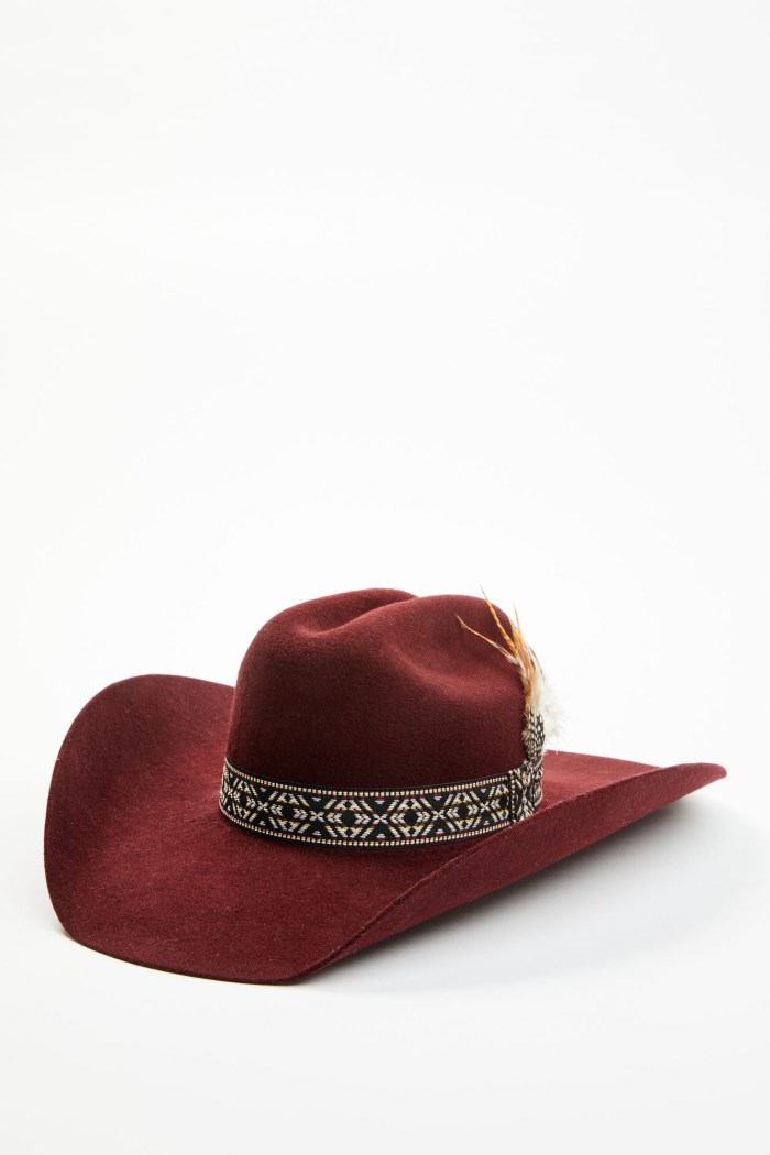 Idyllwind Women's Sutherland Pure Wool Cowboy Hat | Burgundy