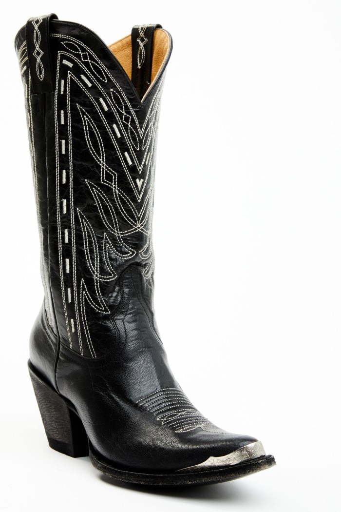 Idyllwind Women's Retro Rock Black Western Boots - Round Toe | Black