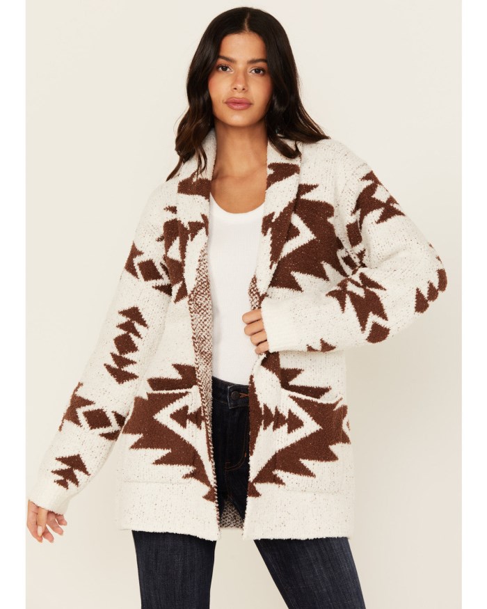 Idyllwind Women's Hanover Fluffy Knit Cardigan | Ivory