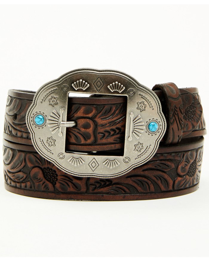 Idyllwind Women's Bresslynn Tooled Western Belt | Brown