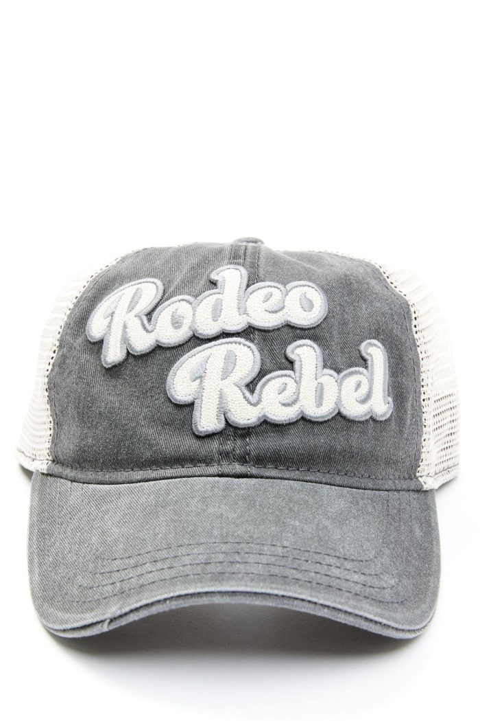 Idyllwind Women's Rodeo Rebel Embroidered Mesh-Back Baseball Hat | Grey