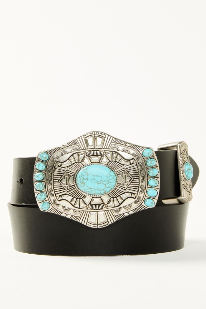 Idyllwind Women's Big Stone Buckle Belt | Black