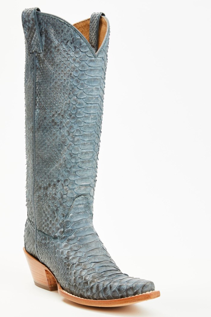 Idyllwind Women's Slay Navy Python Tall Western Boots - Snip Toe | Blue