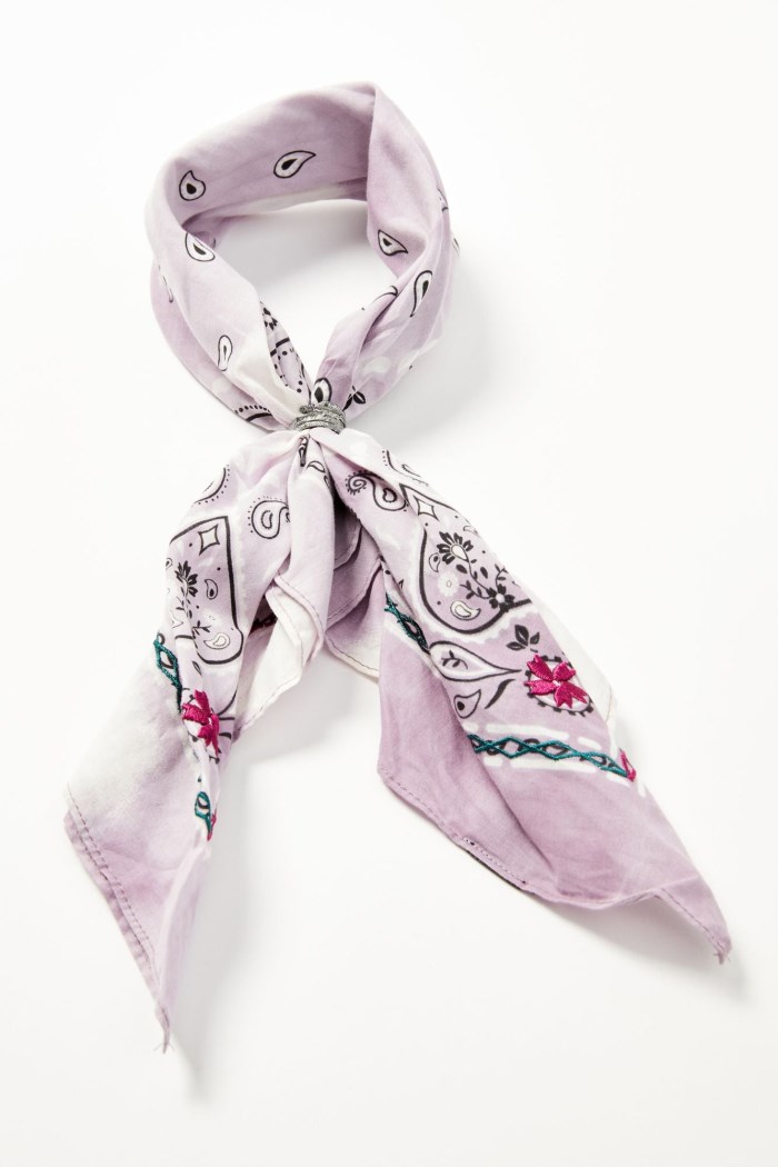 Idyllwind Women's Margo Lane Bandana Bolo Necklace Lavender | Lavender