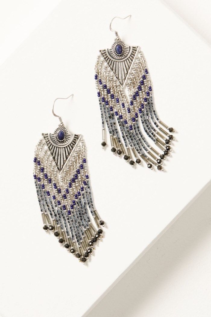 Idyllwind Women's Lenox Beaded-Fringe Earrings | Silver