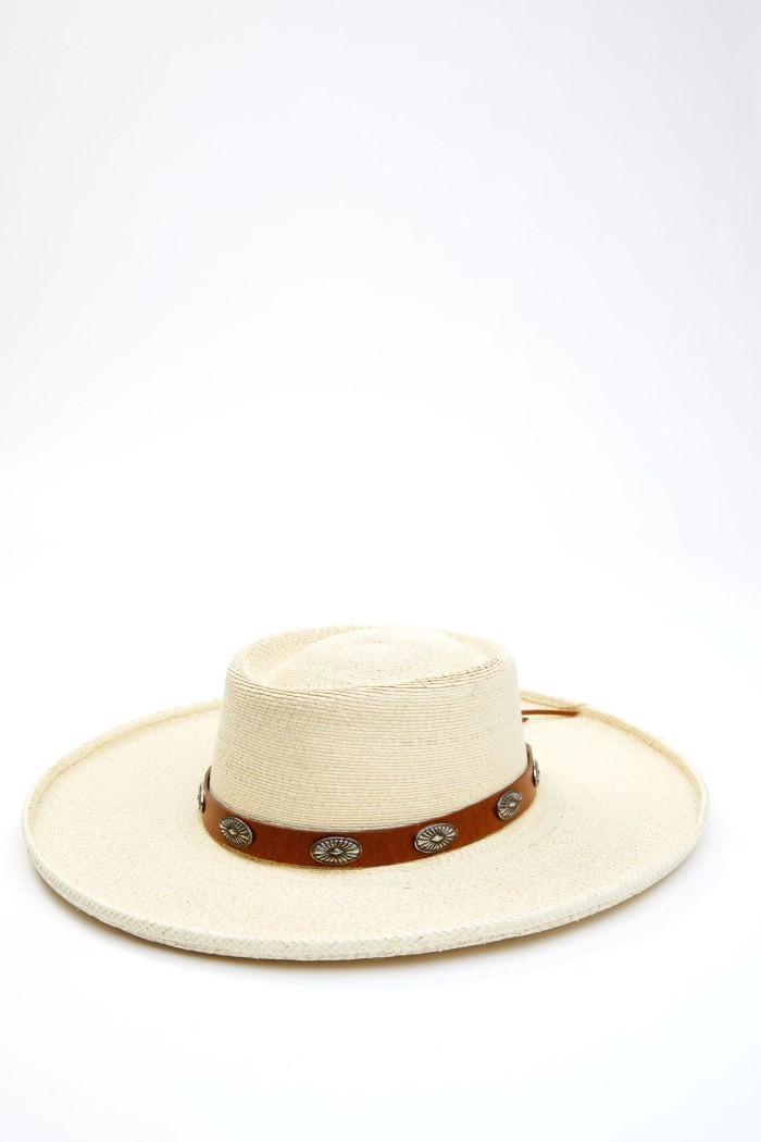 Idyllwind Women's Sunset Rider Palm Leaf Straw Western Hat | Cream