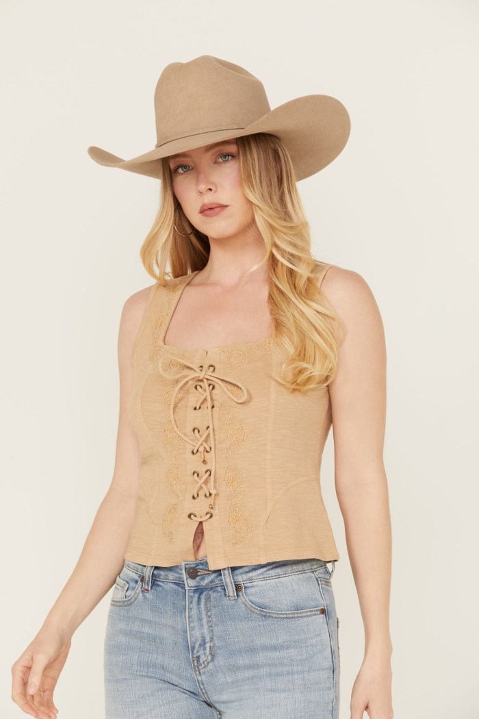 Idyllwind Women's Oriel Bustier Tank | Wheat