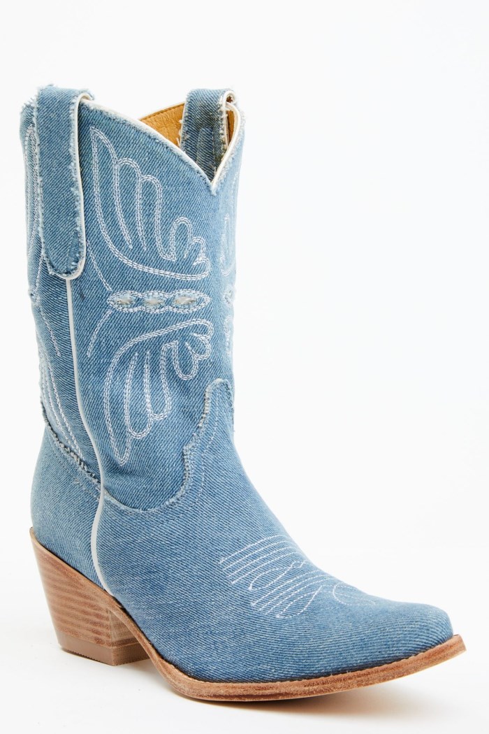 Idyllwind Women's Aces Denim Deux Western Boots - Pointed Toe | Blue