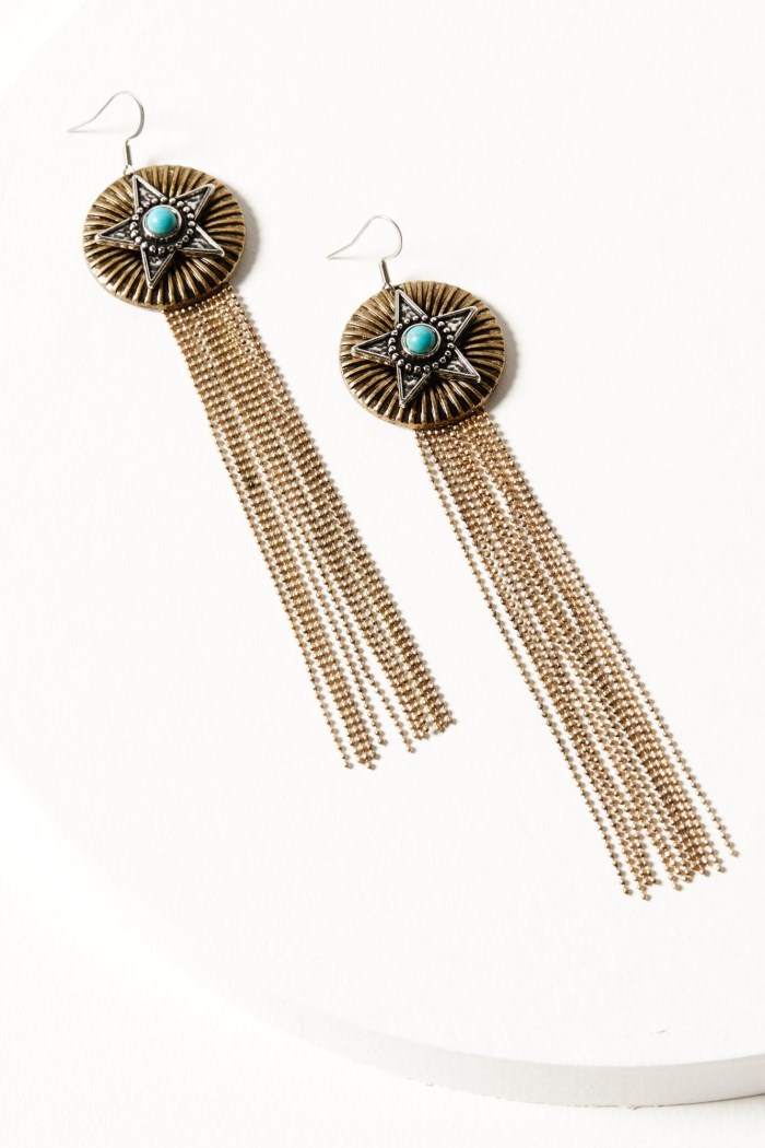 Idyllwind Women's Montclair Star Fringe Earrings | Multi