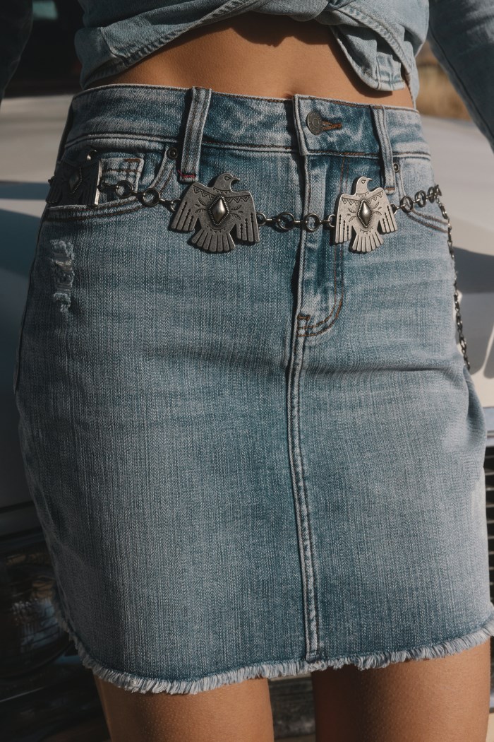 Idyllwind Women's Thunderbird Chain Belt | Silver