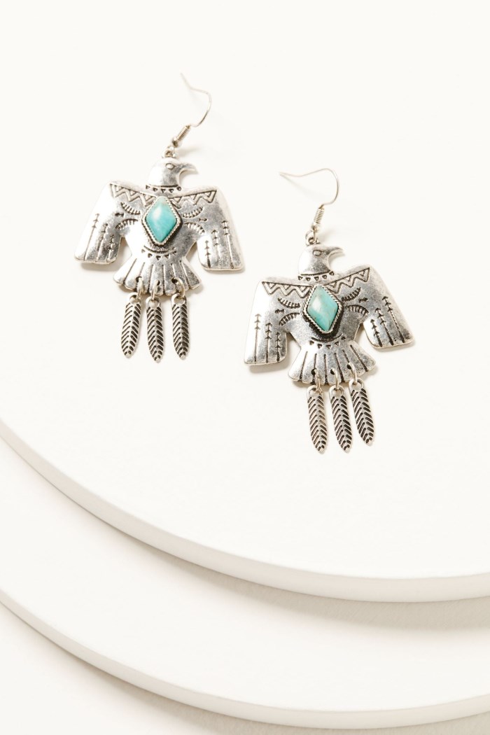 Idyllwind Women's Maragot Antique Thunderbird Earrings | Silver