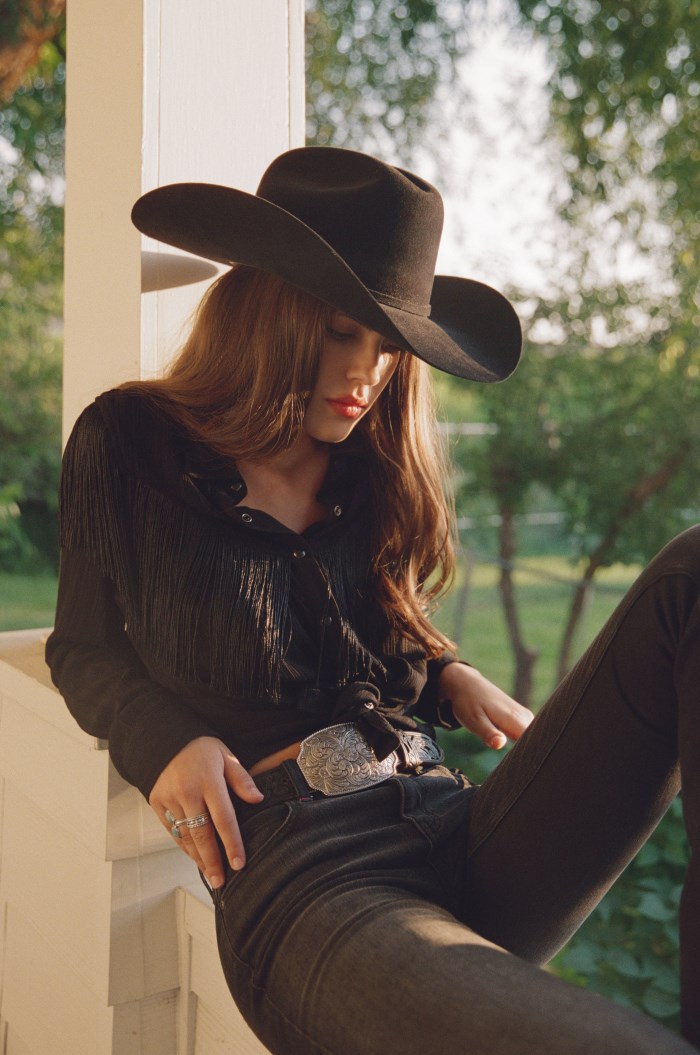 Idyllwind Women's Etta Fringe Long Sleeve Snap Western Shirt | Black