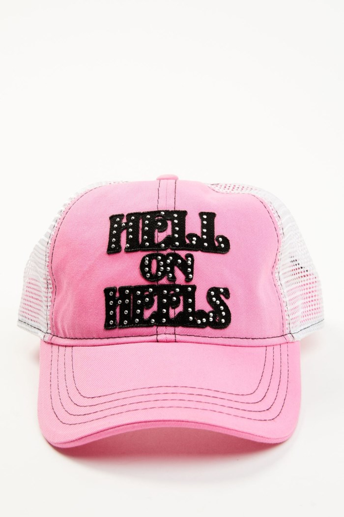 Idyllwind Women's Hell On Heels Mesh-Back Baseball Hat | Pink