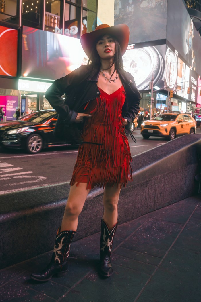 Idyllwind Women's Brixworth Red Fringe Festival Dress | Wine