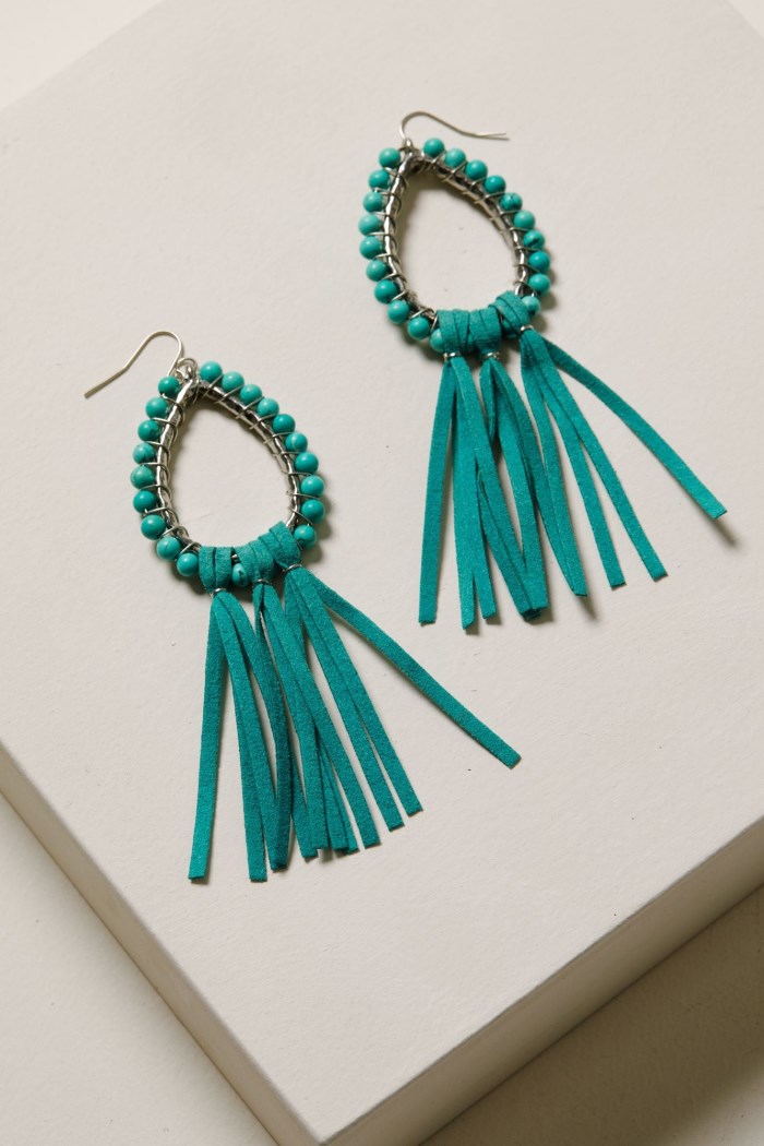 Idyllwind Women's Move Like Me Fringe Earrings | Turquoise