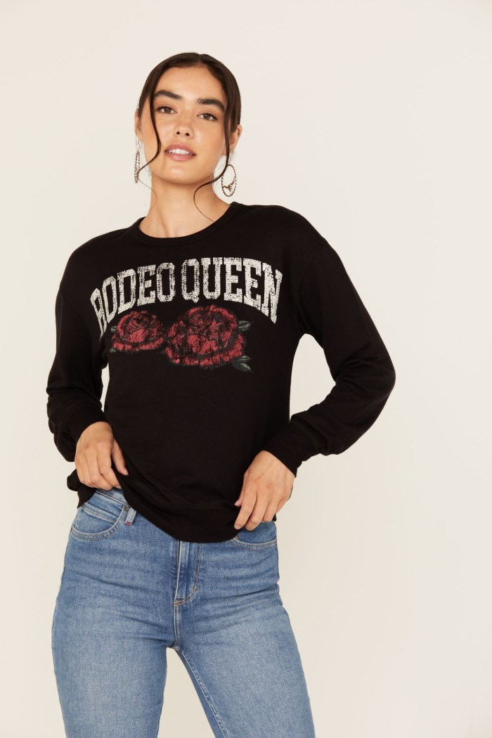 Idyllwind Women's Rodeo Queen Pullover Sweatshirt | Black