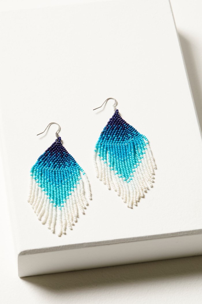 Idyllwind Women's Pacifica Beaded Fringe Earrings | Silver