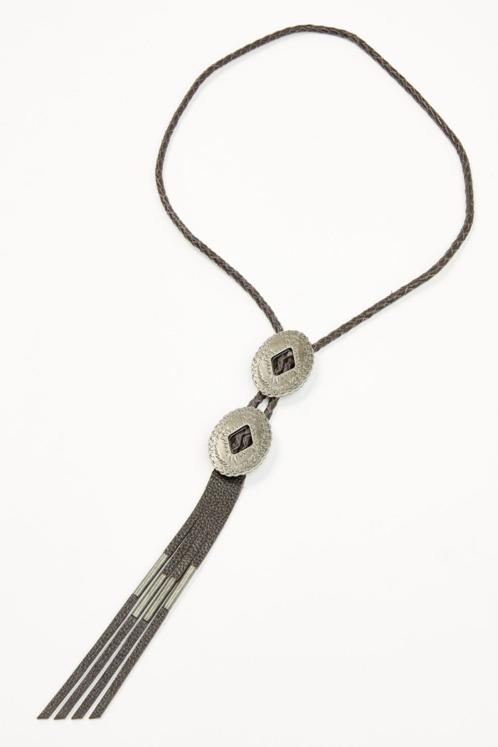 Idyllwind Women's Clayborne Double Concho Bolo Tie | Brown