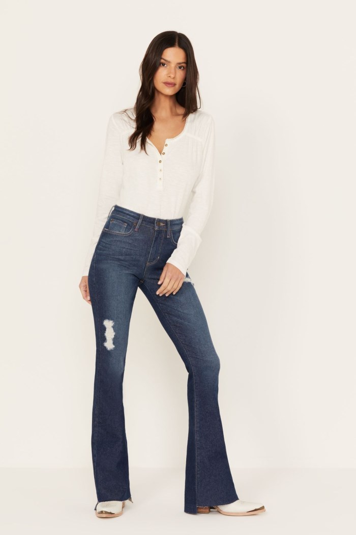 Idyllwind Women's Fulton Vintage Gypsy High Rise Bootcut Jeans | Dark Wash