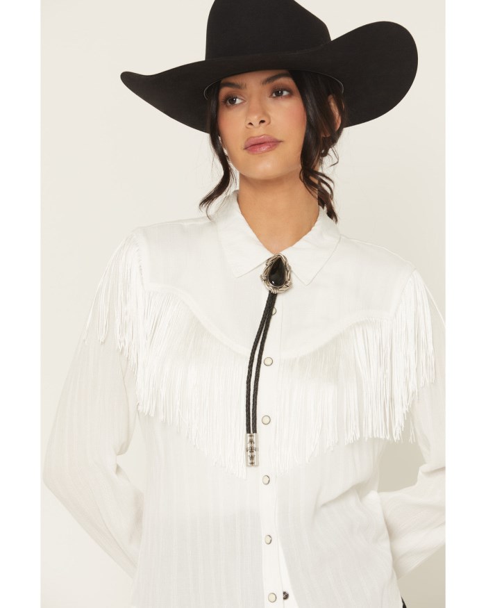 Idyllwind Women's Truett Black Agate Bolo Tie | Black