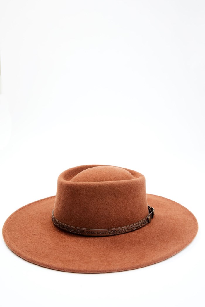 Idyllwind Women's She's A Boss Lady Wool Felt Western Hat | Rust Copper